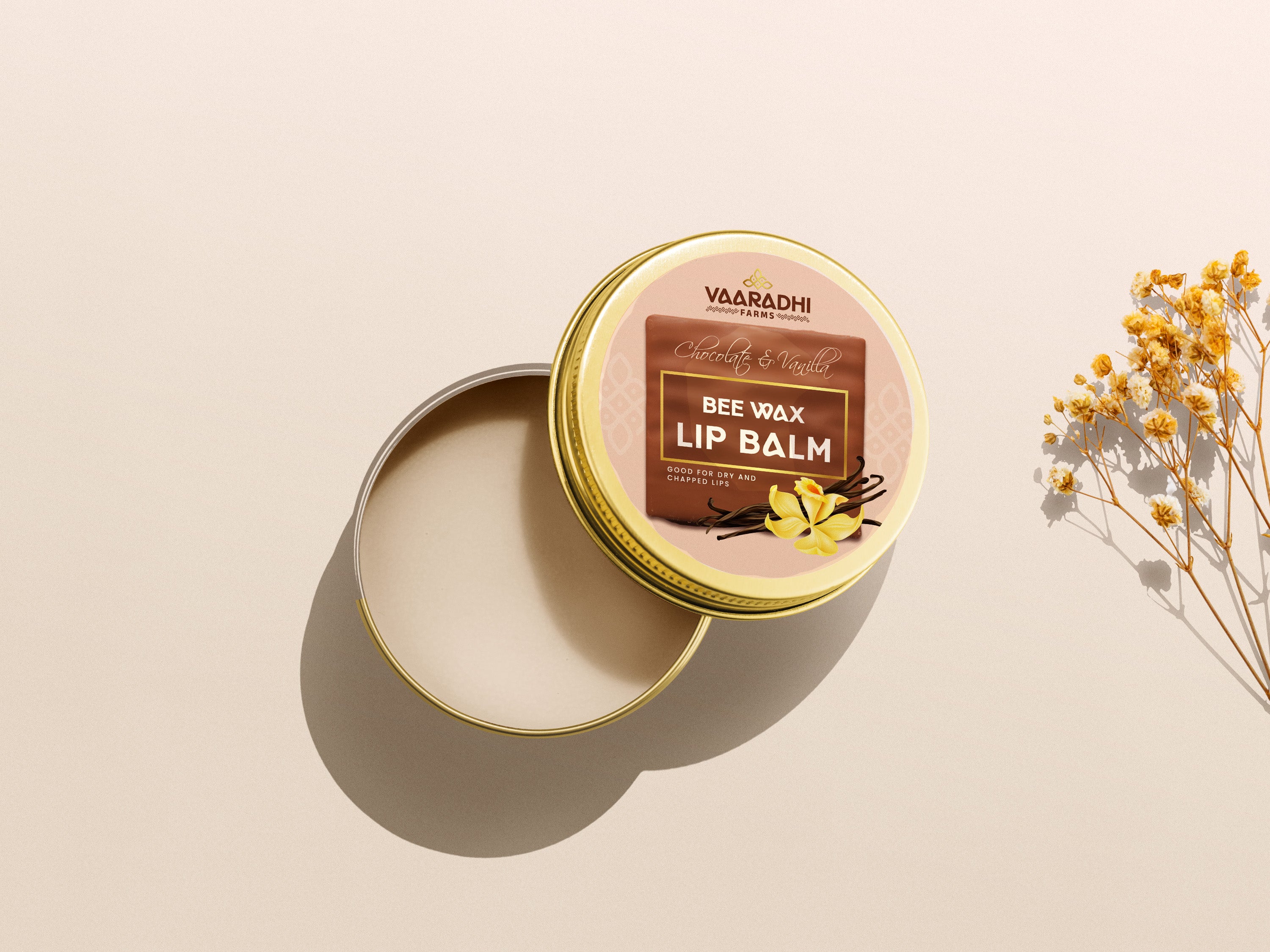 Bee Wax Lip Balm Chocolate and Vanilla